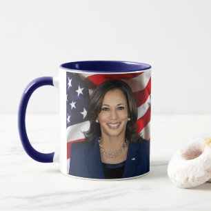 Mug Kamala Harris 2024 Cool d'élection photo collectiv