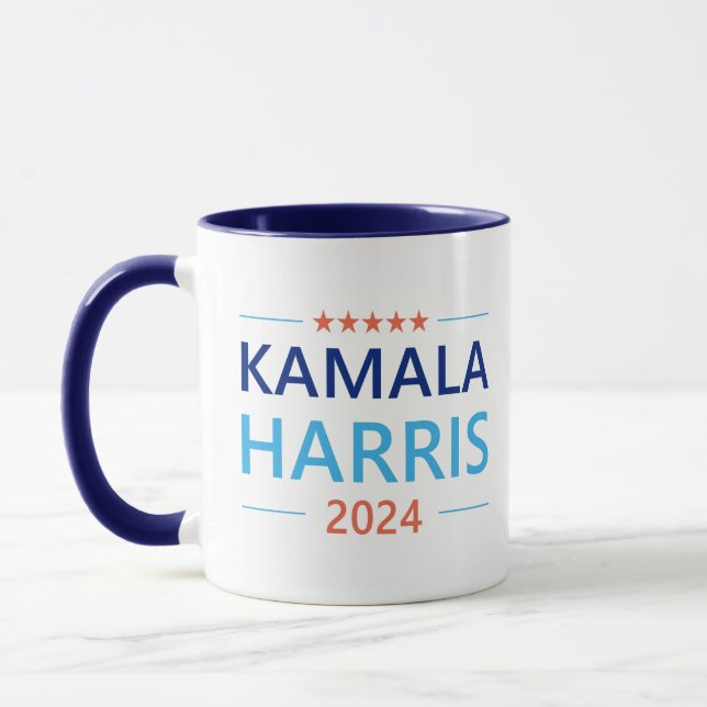 Mug Kamala Harris 2024 pour le président (Gauche)