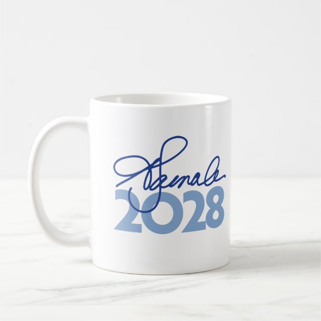 Mug Kamala Harris 2028 Signature (Gauche)