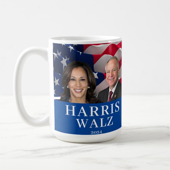 Mug Kamala Harris Et Tim Walz 2024 (Gauche)