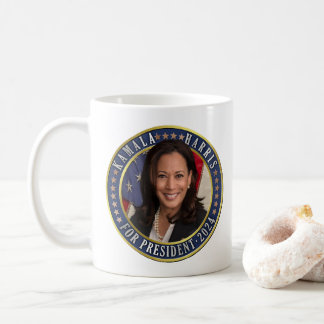 Mug Kamala Harris pour le président démocrate 2024 Pho