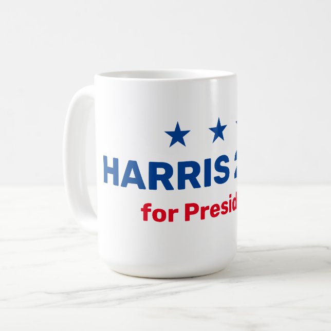 Mug Kamala Harris Pour Président 2024 (Devant gauche)