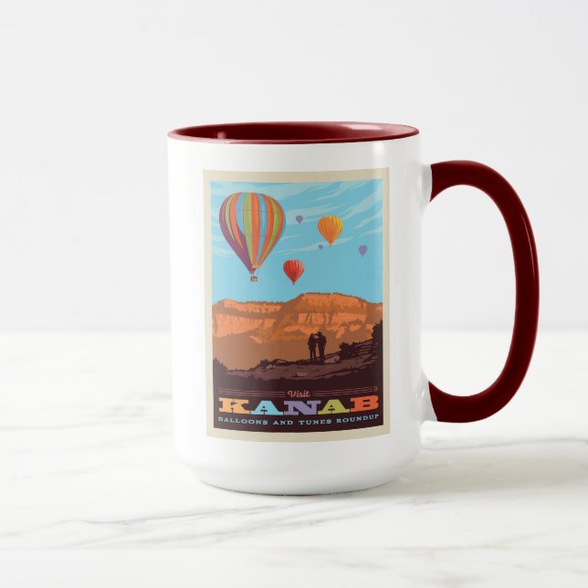 Mug Kanab, Utah | Ballons Et Roundup De Tunes (Droite)
