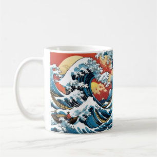 Mug Kanagawa Japonais La grande vague