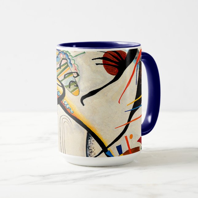Mug Kandinsky - Blue Segment,  (Devant droit)