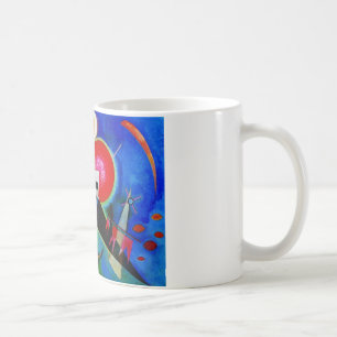Mug Kandinsky en peinture Abstraite bleue