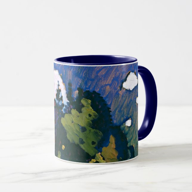 Mug Kandinsky - Étude pour le paysage avec tour (Devant droit)