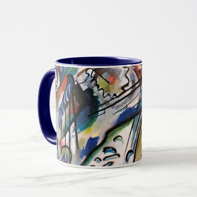 Mug Kandinsky - Improvisation 28, deuxième version, (Devant gauche)