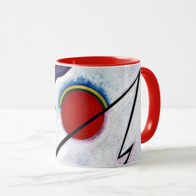 Mug Kandinsky - Ligne angulaire (Devant droit)
