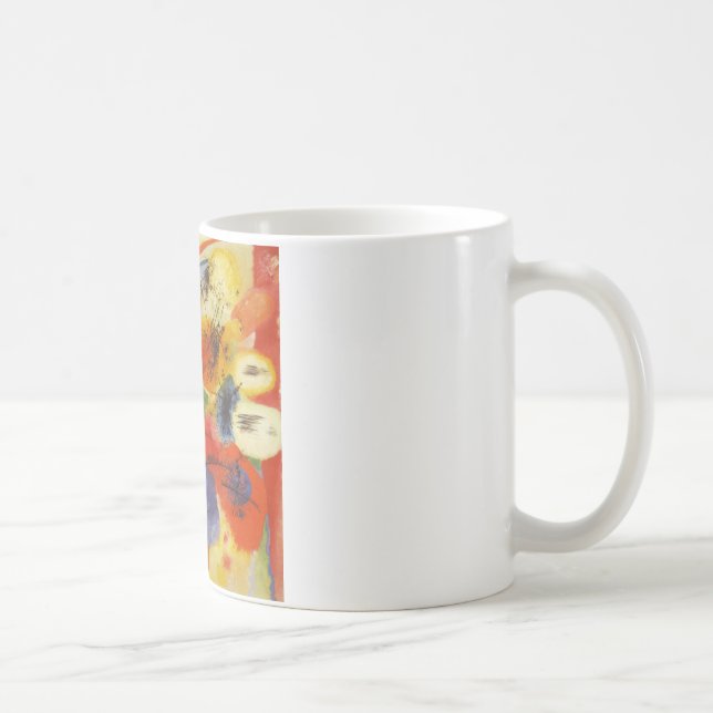 Mug Kandinsky Noir frappe la peinture Abstraite (Droite)