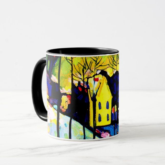 Mug Kandinsky - Paysage hivernal (Devant gauche)