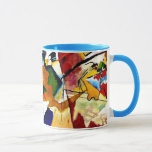 Mug Kandinsky - Peinture avec Centre Vert