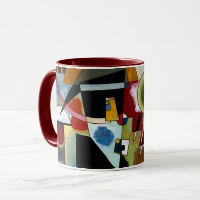 Mug Kandinsky - Swing, peinture populaire, (Devant gauche)