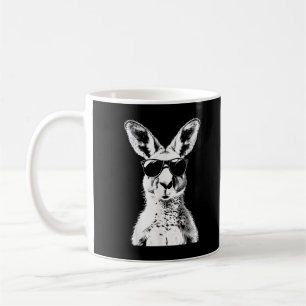 Mug Kangaroo Porter des lunettes de soleil drôle Anima