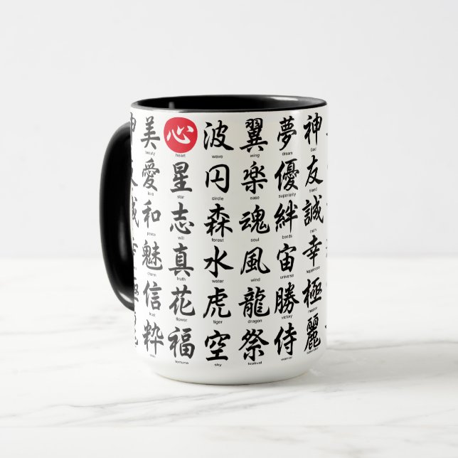 Mug Kanji populaire au Japon (Devant gauche)