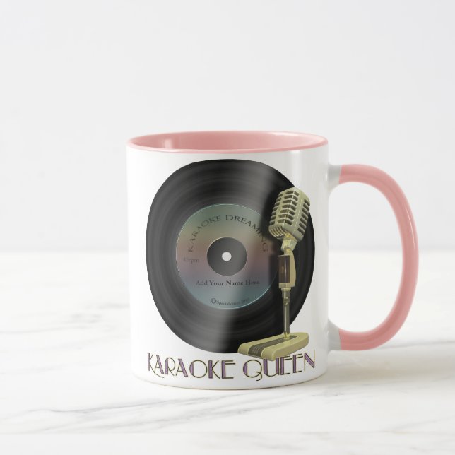 Mug Karaoke Drinkware personnalisé par Reine (Droite)