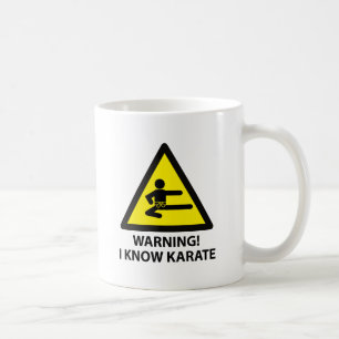 Mug Karaté d'avertissement