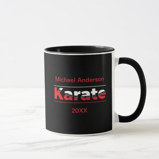 Mug Karate Martial Arts Rouge (Droite)