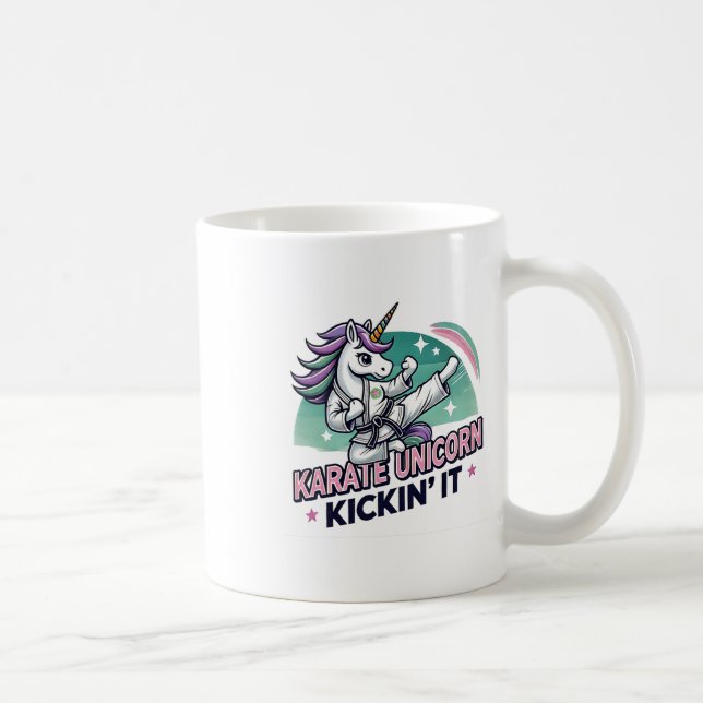 Mug Karate Unicorn Kickin' It Martial Arts (Droite)