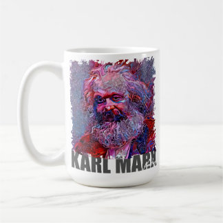 Mug KARL MARX - Portrait de NFT par Marco Aureggi