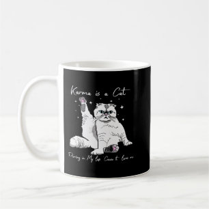 Mug Karma Est Un Chat Qui Me Purge Dans Les genoux Par