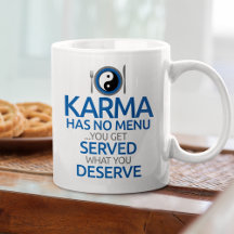 Karma N'A Pas De Menu... Yin Yang Graphic