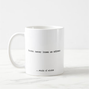 Mug Karma ne perd jamais une adresse