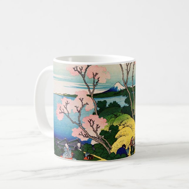 Mug Katsushika Hokusai - Gotenyama, Tokaido, Shinagawa (Devant gauche)