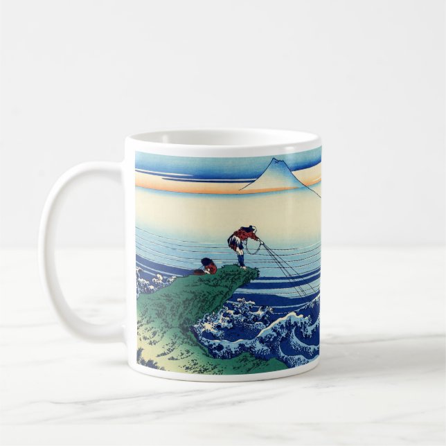 Mug Katsushika Hokusai - Kajikazawa dans la province d (Gauche)