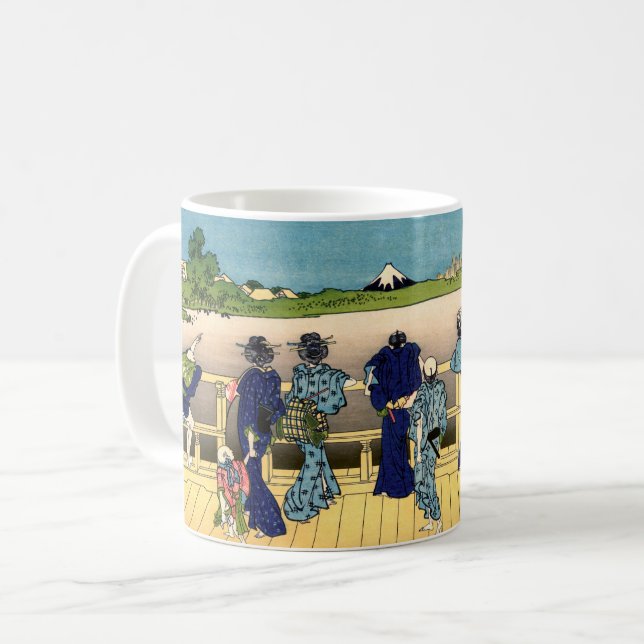 Mug Katsushika Hokusai - Salle de Sazai, Temple 500 Ra (Devant gauche)