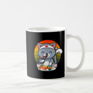 Mug Kawaii Anime Chat Otaku Japonais Sushi Cadeaux Fil