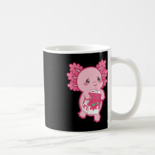 Mug Kawaii Axolotl fraise Lait Ado Fille Enfants Japa