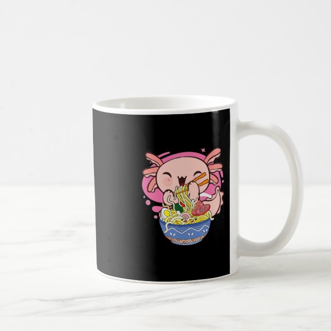 Mug Kawaii Axolotl Ramen Japonais Anime Noodle Kids Te (Droite)