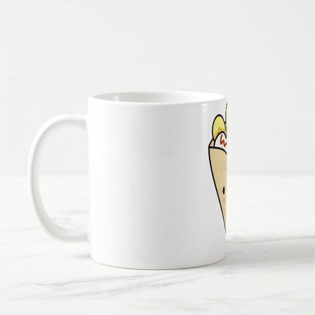 Mug Kawaii Bananas and Cream Crepe (Gauche)
