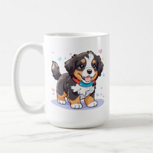 Mug Kawaii Bernese Puppy, mignonne Berner Pup