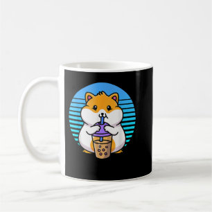 Mug Kawaii Boba Hamster Taro Bubble Pearl Lait Thé