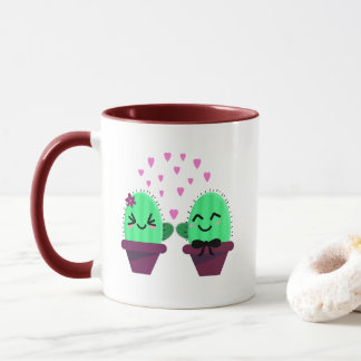 Mug kawaii cactus amour