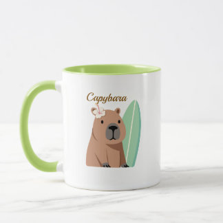 Mug Kawaii Capybara Coffee Cup, Funny Animal Gift, Aes