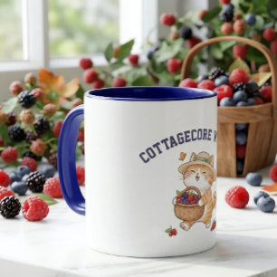 Mug Kawaii Chat Jardinier Baies d'Été