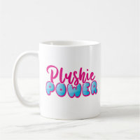 Kawaii Cute rose bleu Plushie puissance