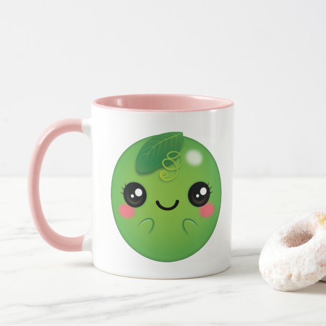 Mug Kawaii Pea (Avec donut)