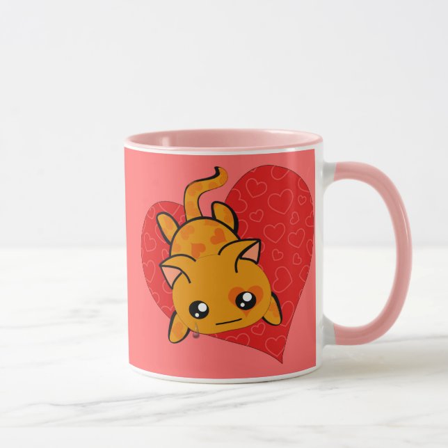 Mug Kawaii Valentine Kitty (Droite)