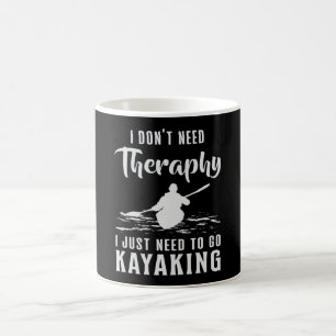Mug Kayaking Canoë Kayak Canoë Thérapie Drôle Cadeau