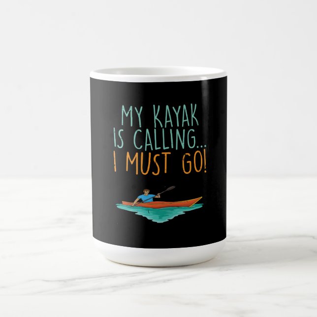 Mug Kayaking Kayak cadeau (Centre)