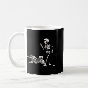 Mug Keeshond et squelette Halloween drôles