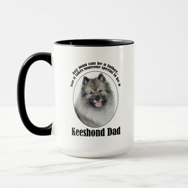 Mug Keeshond Papa (Gauche)