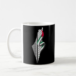 Mug Keffiyeh Palestine Carte Arabe Écarf Shemagh Pales