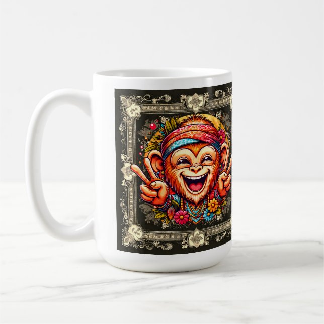 Mug  "Kelly the Chill Monkey Mug" (Gauche)