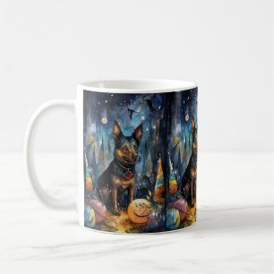 Mug Kelpie australienne d'Halloween avec la peur Citro