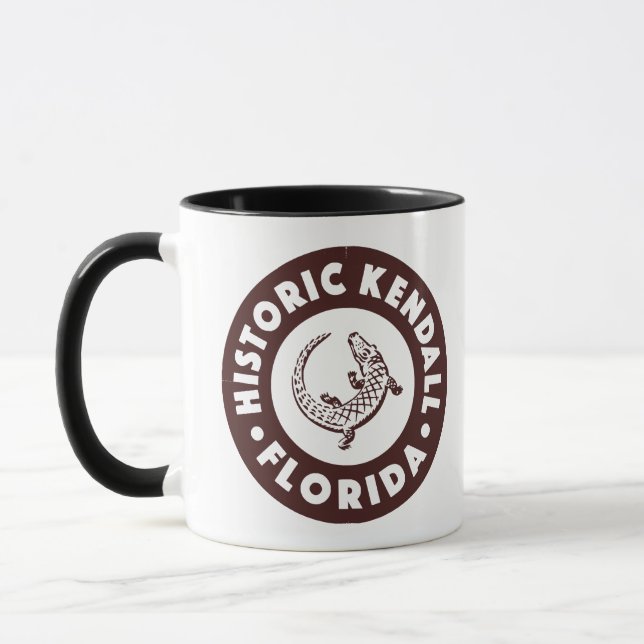 Mug Kendall Florida Circle - Brown (Gauche)